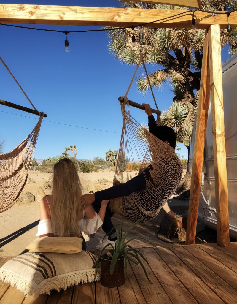 joshua tree, vintage airstream, usa roadtrip